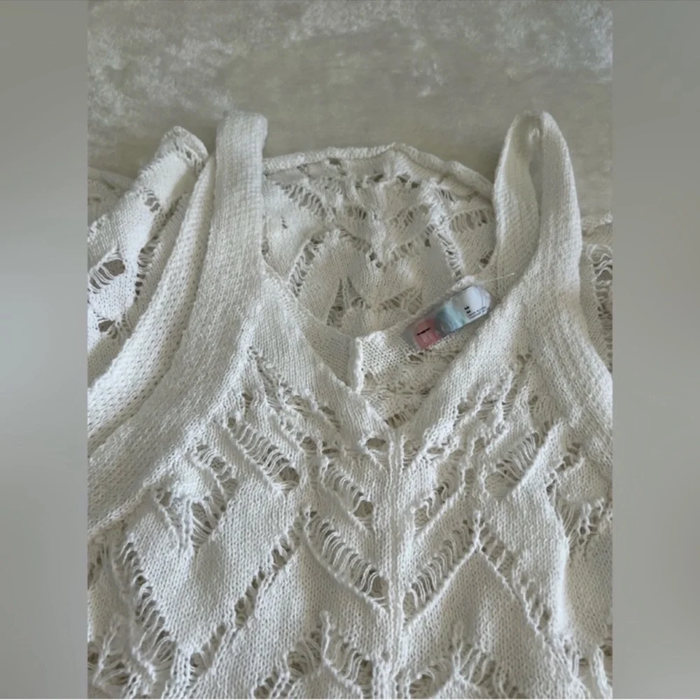 Free People Bianca Fauxchet Midi Beach Dress Coverup - Picture 10 of 15